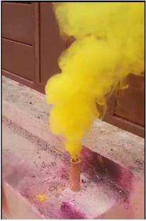 Honbon Multicolor Holi Color Smoke Pyro Holy Color Smoke Fountain Holi Color Powder Pack of 6