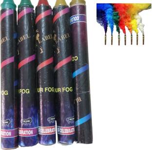Netigems Smoke Colour Fog Gulal For Holi Celebration Holi Color Powder Pack of 5