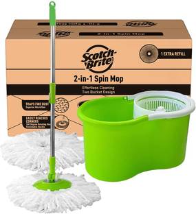 Scotch-Brite 2-in-1 spin Mop Set