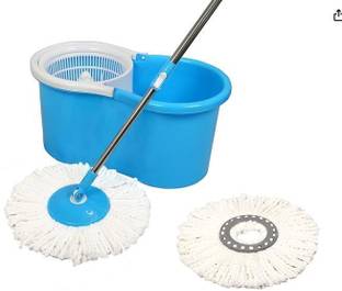CLEANADO SPIN BUCKET MOP SET WITH 2 REFILLS HIGH QUALITY. Mop Set, Bucket