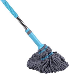 डायज़ोला Twist Mop 2 in 1 Dehydrated Microfiber Self Wringing Squeeze Wet & Dry Mop माइक्रोफाइबर गीला और सूखा ब्रश