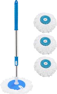 THUNDER FIT START FRESH Blue Mop Stick Rod Set - Mop Rod Easy to fit for All Bucket Mops -03 Mop Set