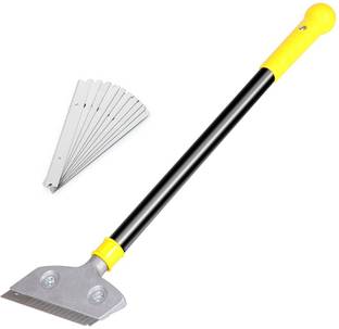 Zibuyu HASTHIP Blade Scraper Wall Glass Tiles Cleaning Tool Microfibre Wet and Dry Brush