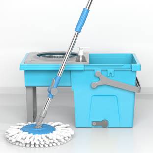 UPC Transformer 360 Degree Spin Mop with Space Saving & Easy to Carry Design Wipes