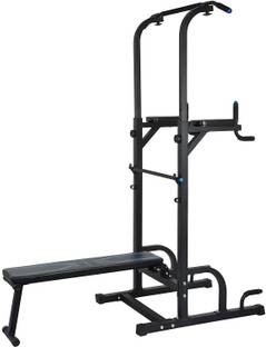 IRIS Fitness Dip and Pull-up Station Power Tower Home Gym Combo