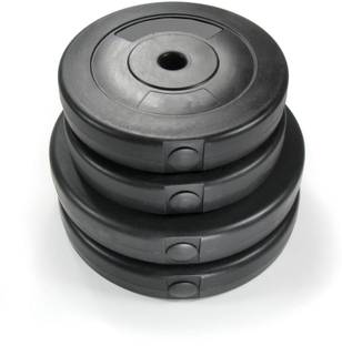 STARX 60 kg PVC 60KG Weight Plates (10KG x 6 Plates - 60KG) Home Gym Combo