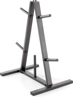 IRIS 100 kg Standard Weight Plate Tree Shape for 1-Inch Plates for Home Gym Home Gym Combo