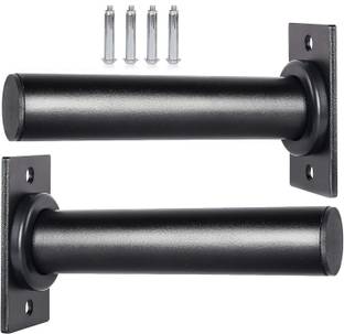 IRIS 60 kg Wall Mounted Weigh Plate Storage Rack for 2-Inch Plates Home Gym Combo