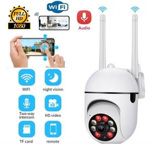 Bzrqx Bulb Camera 360 1080p WiFi Auto Rotation with Bulb Holder Security Camera
