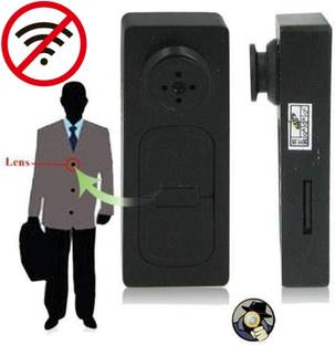First Dot Spy Camera Button HD Camera/Audio/ Record/Support 32 GB NO WIFI Security Camera