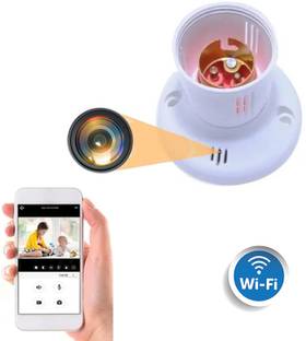 Point Zero Spy Hidden Holder 1080P HD V380 PRO APP Bulb Holder Camera CCTV WiFi Camera Security Camera