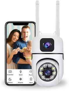 SIOVS 1080P FHD WiFi Dual Lens CCTV Smart Camera with Two Way Audio,Motion Detection Security Camera