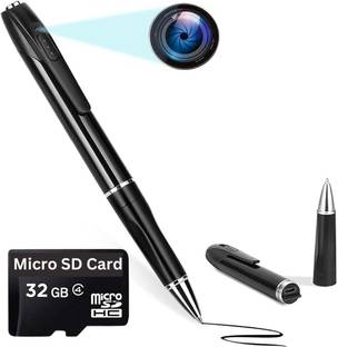 DDLC Pen Smart Camera 85 Minutes Pen Battery Life with 32GB Card Mini Slim Body Pen Security Camera