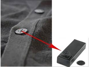 SNARIOVSN spy button spy camera CCTV Button Hidden Camera Spy Camera