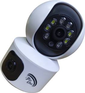 favone dual camera 3mp Full hd WiFi ptz Bulb Camera with Smart Human Motion Tracking Security Camera