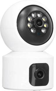 SKY HUB Dual Lens 4MP WiFi Camera | Night Vision | Motion Detection | Audio Talk Security Camera