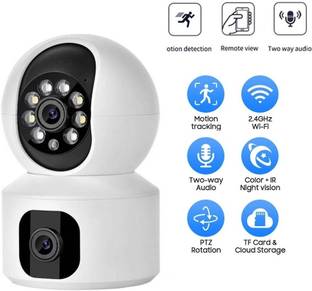 OSHSIZ PTZ Control Full HD 1080P WiFi Smart Camera Remote Access Home Safety Security Camera