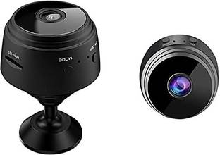 Bzrqx Small Wireless WiFi Hidden Camera HD1080P Portable with Audio Video Night Vision Security Camera