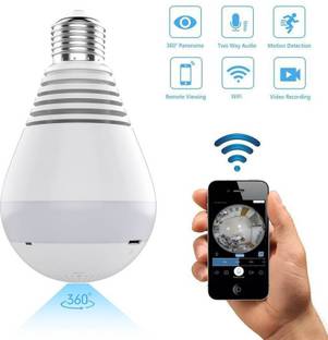 Bzrqx Smart Home Hidden 360 Panoramic Night vision Detection Camera Security Camera