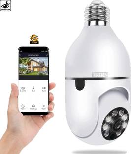 OSHSIZ Bulb Shape 4G WiFi IP Camera Wireless Home HD 360-Degree Panoramic Security Camera