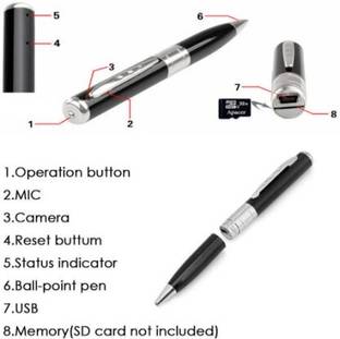 SNARIOVSN ATU_586S_SPY PEN 720P CAMERA FULL HD AUDIO & VIDEO RECORDING ULTRA HD PRO LENS Spy Camera
