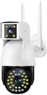 OneXsale 5Mp 4G 36IRs Dual lens CCTV Camera Live View 2 Way Audio Motion Tracking Security Camera
