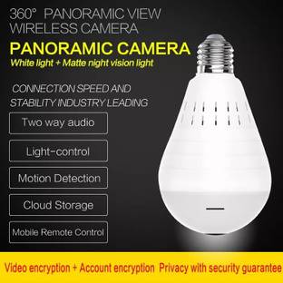Bzrqx Light Bulb Home Guard 360 Degree Camera 2.4G Wifi Security Camera Cheap Wireless Security Camera