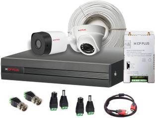 CP PLUS CP-UCK-TD11H2-B1 with 1 Dome & 1 Bullet Camera, DVR, 70 Mtr. Cable w/o Hard Disk Security Camera