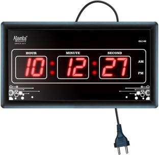 FREDI HD PLUS WiFi Digital Wall Clock Wireless Hidden Camera Clock with Live Feed 1080p HD Security Camera