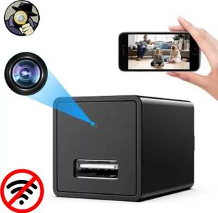 Qaz 1080p HD USB WiFi Hidden Charger Camera,Live View on Mobile App Without Wifi Security Camera