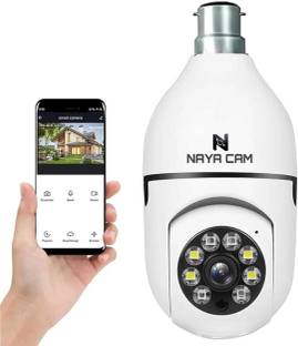 NAYA CAM 1080p WiFi Auto Rotation Degree Mini Lamp IR CCTV 1080p Video Light Wireless Security Camera