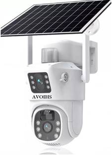 AVOIHS CCTV Smart 4G Sim Solar Powered 360° 1080p PTZ Camera Solar Panel Night Vision Security Camera