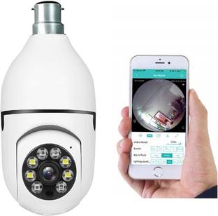 TP PLUS 360 Light Bulb Wireless IP 1080p WiFi Auto Rotation Fish Eye 360 Degre Panoramic Security Camera