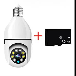 Fire Turtle Smart Home Security Bulb Shape 360° Camera 1080p Wireless PTZ CCTV Security Camera