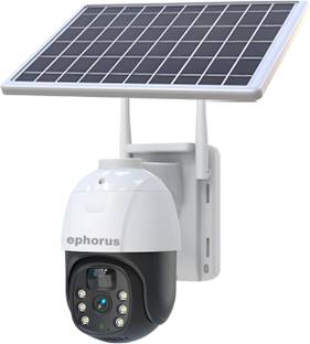 ephorus 5MP Solar plate 4G camera live view battery inbuilt waterproof with 10x zoom Security Camera