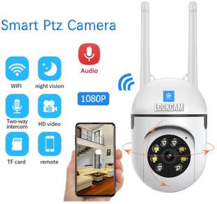 lookcam HD Wi-fi Wireless IP CCTV Light Vision Viewing Remote Indoor Bulb 360' PTZ Security Camera