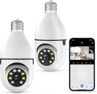 NXXTTNK WiFi Bulb Security Wireless Night Vision 360° Remote View Motion Detection Spy Security Camera
