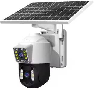 SIOVS Solar Wifi 4G SIM Camera AI Dual Lenses 350 Degree Viewing Angle Security Camera