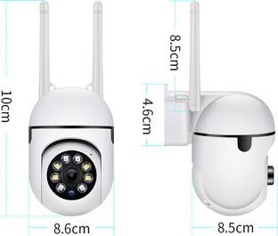 JNKC Wi-Fi Mini PTZ with Motion Alerts, Night Vision, 2-Way Audio, SD Card Support Security Camera