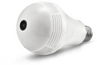 SKY HUB 360D Fisheye WiFi IP Spy Camera Bulb Motion Detector Night Vision Live View Security Camera