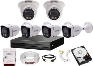 ADS VISION 5MP DVR 3MP HD 2D/ 4B COLOR VIEW NIGHT VISION Camera Full Set With 1TB HDD Security Camera