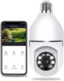 bornyal Full HD 1080P Light Bulb Camera 360°Panoramic Wireless WiFi Camera Security Camera
