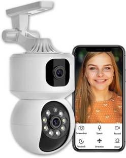OneXsale 2+2 mp WiFi Dual lens Indoor 360 Ptz Camera HD Dual lens Wireless AI Tracking Security Camera
