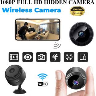 AVOIHS 1080p HD Wifi Wireless Spy Hidden Min Built-in Battery Night Vision Support 64GB Security Camera