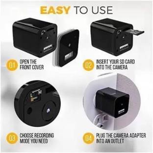 SKY HUB Smart Phone Charger Camera With Loop Recording Motion Detection Feature Security Camera