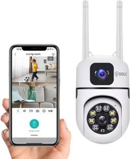 DDLC Wi-Fi Indoor Dual-Lens (4MP+4MP) Pan-Tilt Zoom CCTV Camera, Outdoor Indoor Security Camera