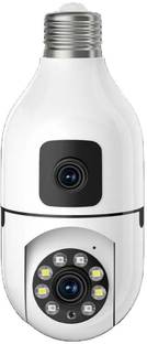 CANRON 4MP Dual Lens 360° Full HD Human Detection, Motion Tracking, 2-Way Audio Security Camera