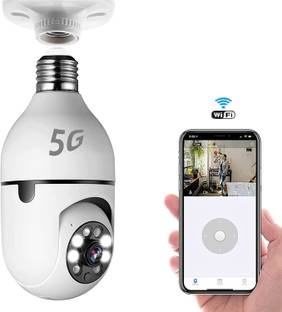 SROPX Wi-Fi CCTV Camera Wireless Bulb Camera Mobile App IR Night Vision 2-Way Audio Security Camera