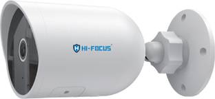 HI-FOCUS 3MP 2304 * 1296 4G SIM Based Bullet Wireless Outdoor,Support SD Card Upto 128GB Security Camera