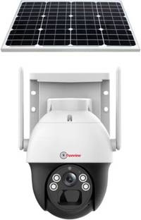 Trueview T18149 4G Sim Based 4Mp Battery Powered Mini Pan Tilt With Solar Panel Security Camera